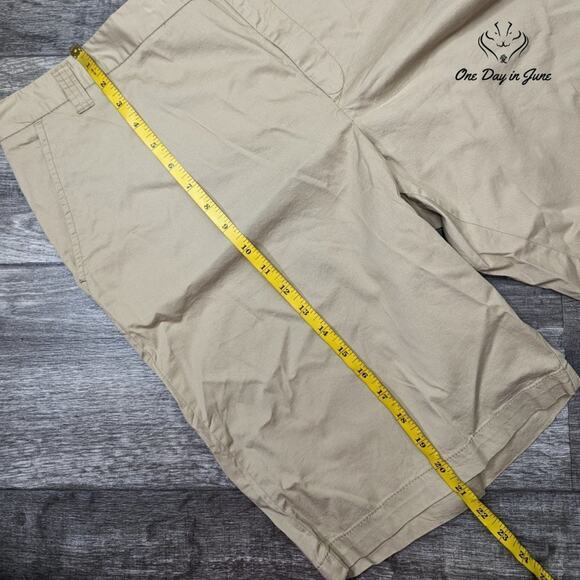 Merona Mid Waist Curvy Fit Chino Shorts Size 18 - Picture 5 of 6